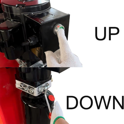 12000 Lbs Extra Height 167Inch 2 Post Lift Two Post Car Lift AK-M120 Auto Lift Car Lift Hoist 2 Post Car Lift (Extra Height, Red) — product view 3