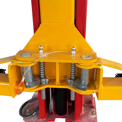12000 Lbs Extra Height 167Inch 2 Post Lift Two Post Car Lift AK-M120 Auto Lift Car Lift Hoist 2 Post Car Lift (Extra Height, Red) — product view 6
