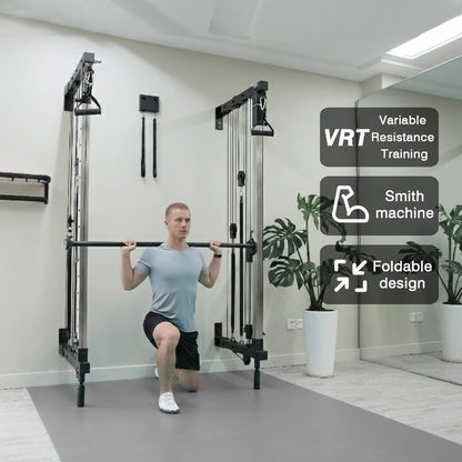 Folding Wall-Mounted Smith Machine — product view 2