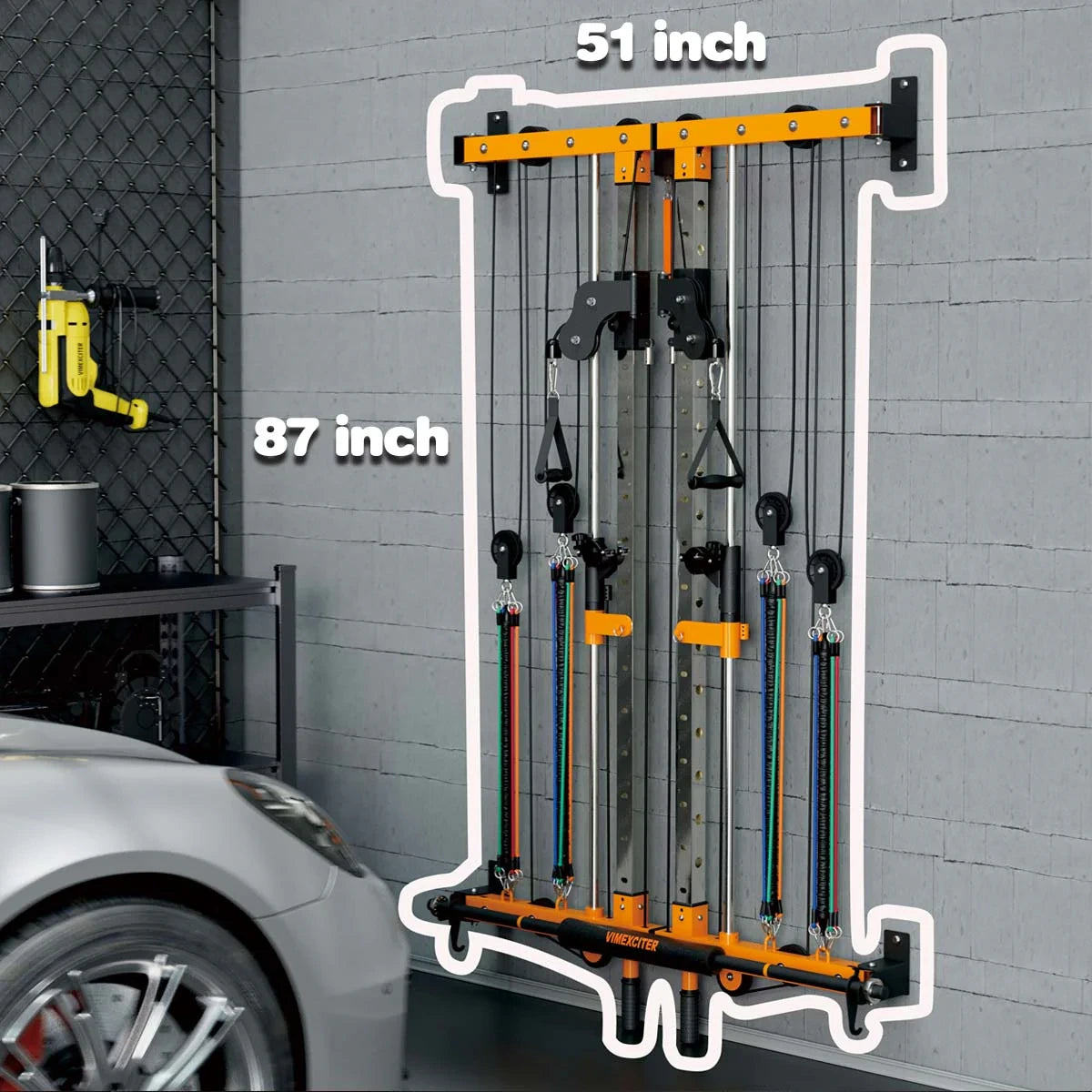Folding Wall-Mounted Smith Machine — product view 3