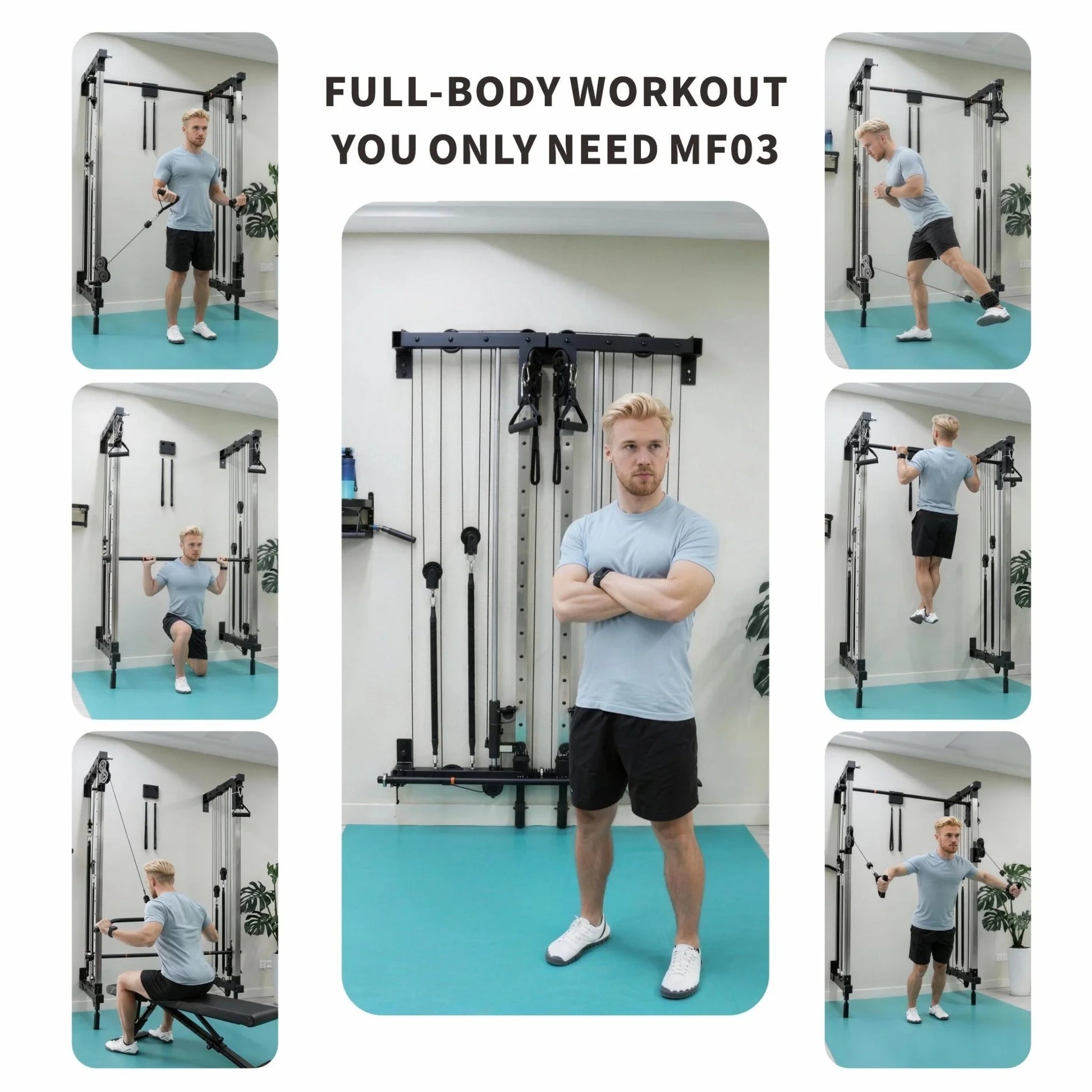 Folding Wall-Mounted Smith Machine — product view 5