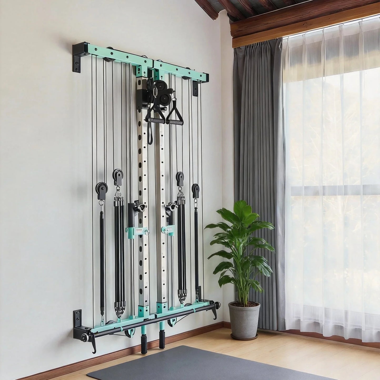 Folding Wall-Mounted Smith Machine — product view 6