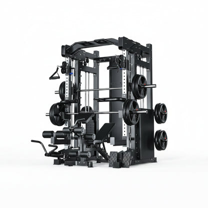 Home Gym Smith Machine Cable Crossover Weightlifting Sports Training