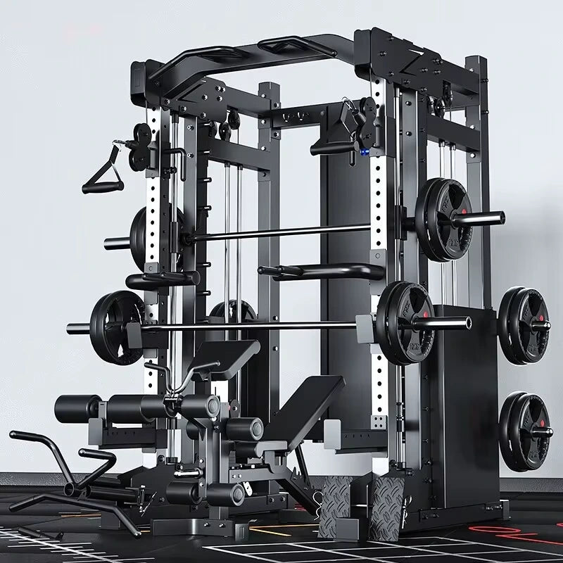 Home Gym Smith Machine Cable Crossover Weightlifting Sports Training — product view 2