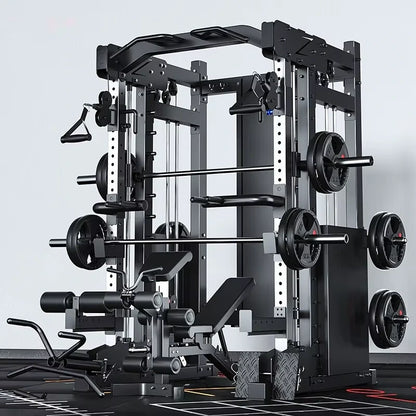Home Gym Smith Machine Cable Crossover Weightlifting Sports Training — product view 2