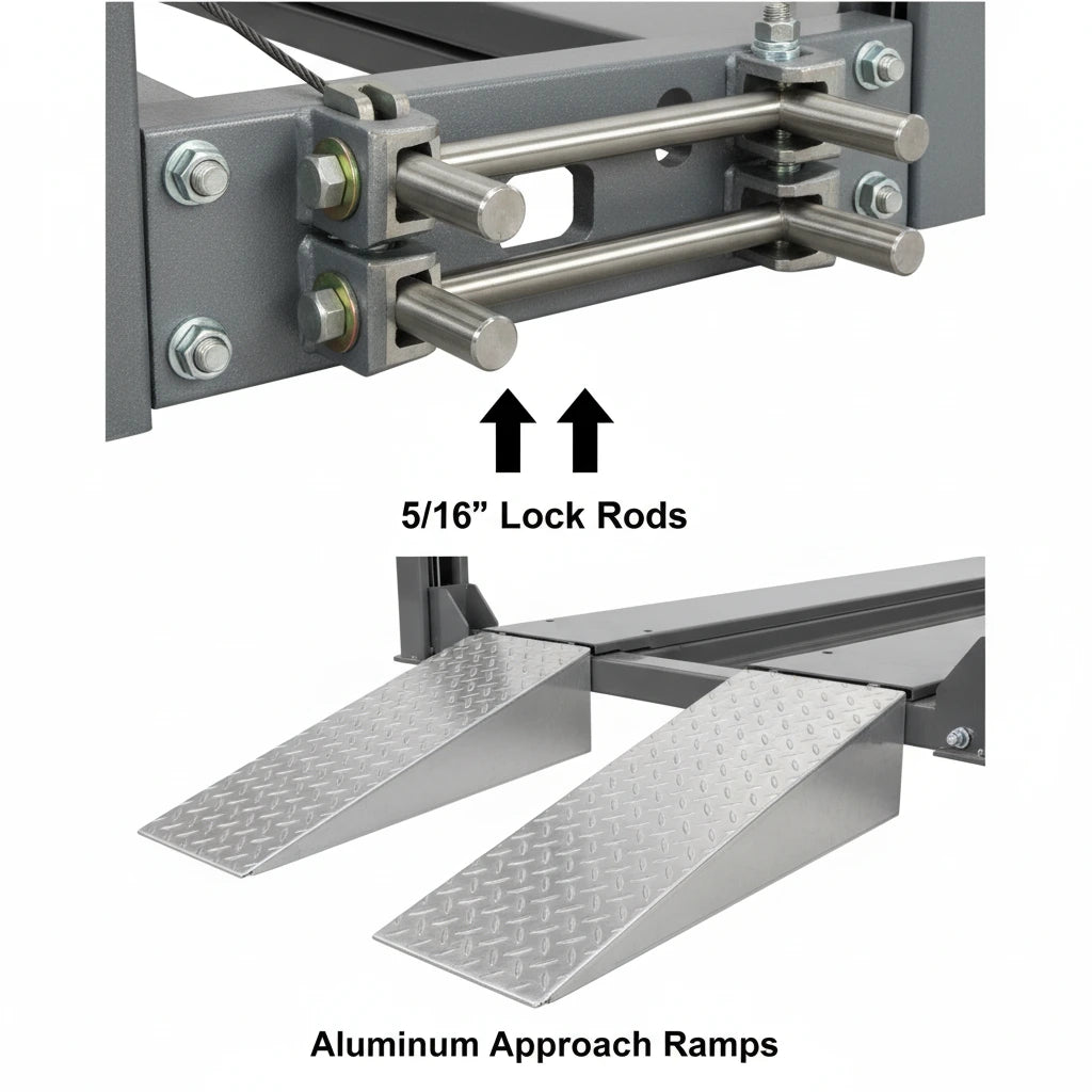 NSS-8XLT 8,000 Lb. 4 Post Car Lift — product view 4