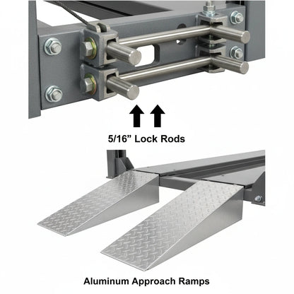 NSS-8XLT 8,000 Lb. 4 Post Car Lift — product view 4